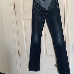 Sz 28 EUC Silver “Aiko” jeans